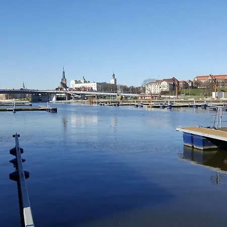 Hausboot - Na Wodzie - Houseboat Porta Mare - Odradream Apartment Stettin